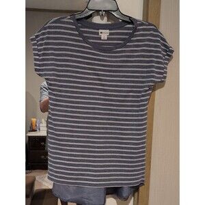 Stylus Navy and White Stripe Short Sleeve Tee